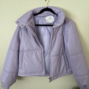 Purple Anthropology Size M Purple Women's Puffy Jacket